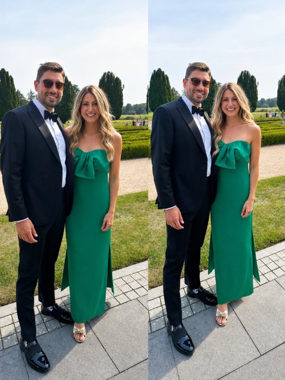 Lilly Pulitzer Strapless Satin Dress in Emerald